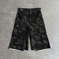 Dark Camo Baggy Cargo Shorts