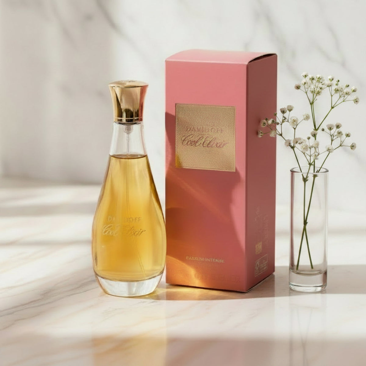 Davidoff Cool Elixir Woman Parfum Intense Spray for Women 3.4 oz (100 ml) - New Retail Box