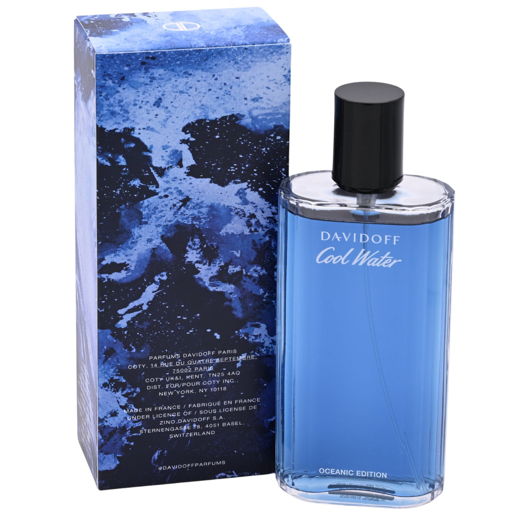Davidoff Cool Water Oceanic Edition Eau de Toilette Spray for Men 4.2 oz (125 ml) by Davidoff