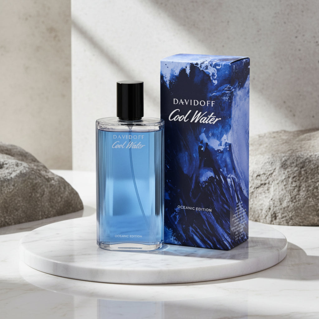 Davidoff Cool Water Oceanic Edition Eau de Toilette Spray for Men 4.2 oz (125 ml) by Davidoff