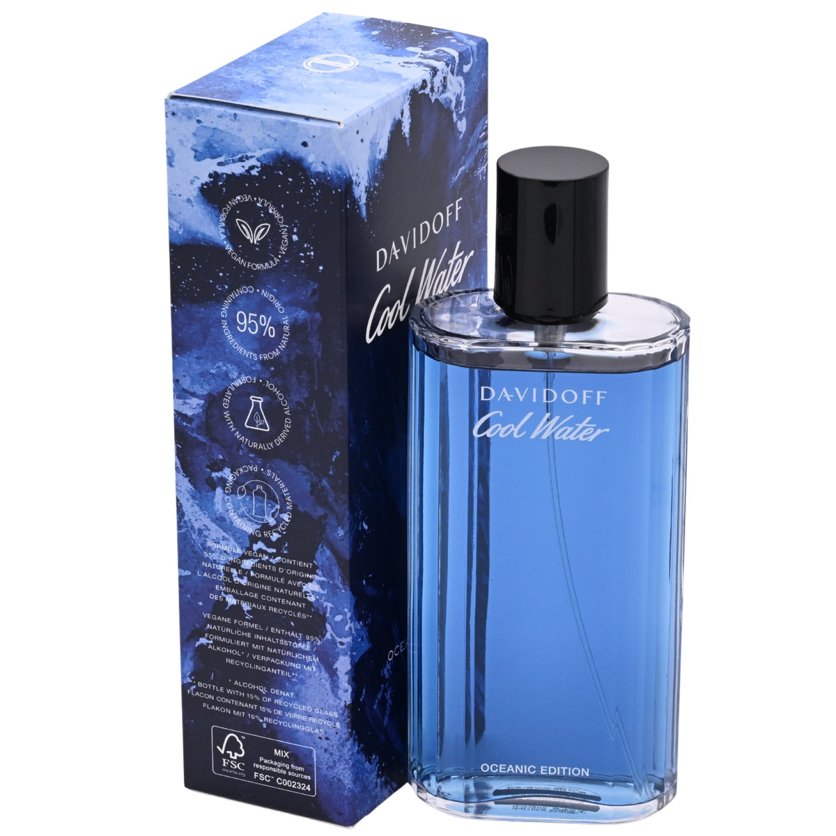 Davidoff Cool Water Oceanic Edition Eau de Toilette Spray for Men 4.2 oz (125 ml) by Davidoff