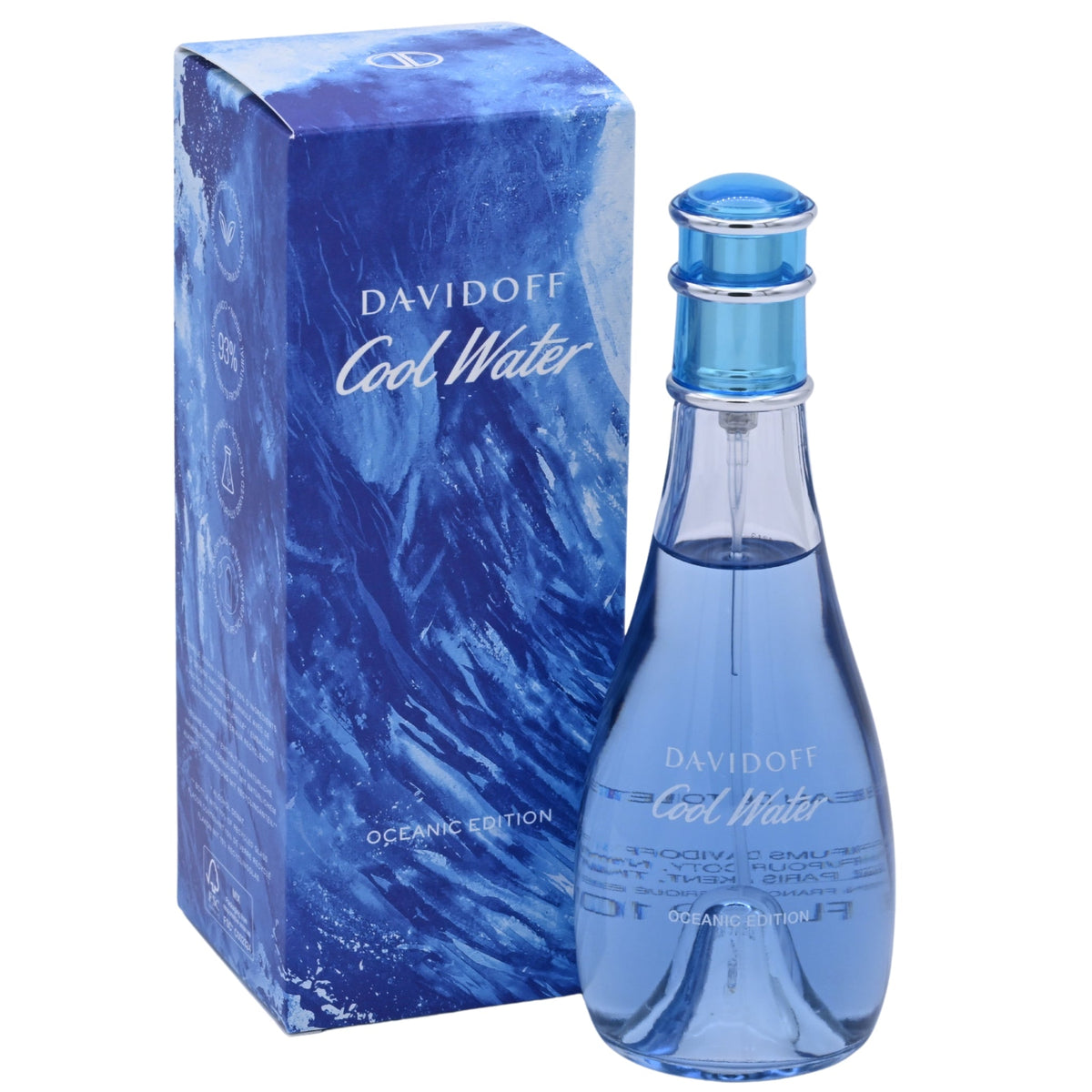 Davidoff Cool Water Oceanic Edition Eau de Toilette Spray for Women 3.3 oz (100 ml) by Davidoff