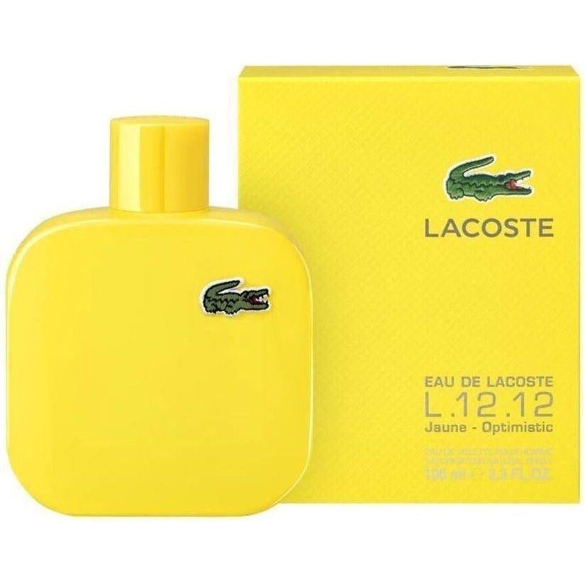 JAUNE L.12.12 Eau de Lacoste cologne men edt 3.4 oz 3.3 NEW IN BOX