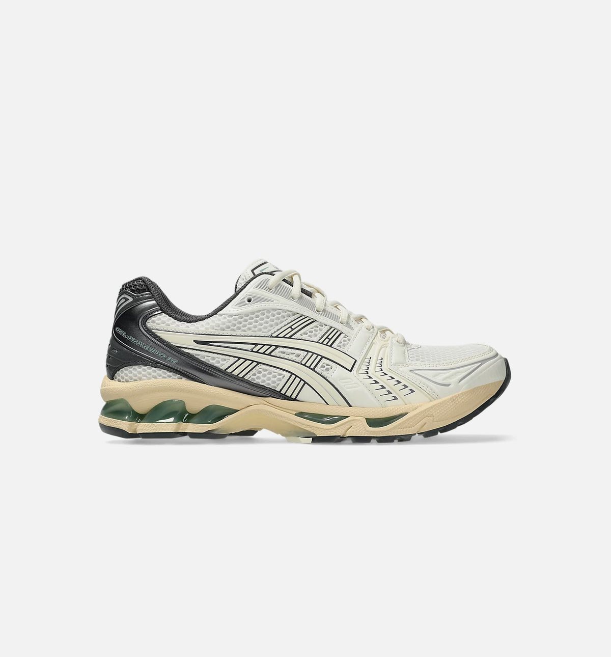 Gel Kayano 14 Mens Lifestyle Shoe - Cream/Obsidian Grey