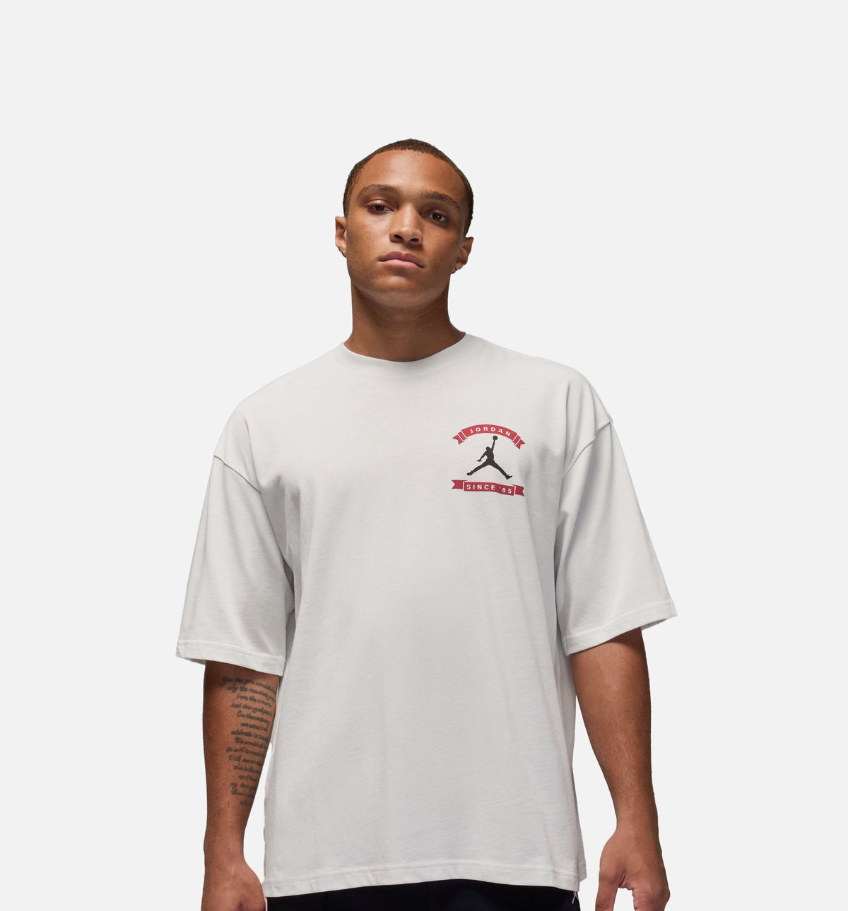 Reissue Oversized Graphic Mens Short Sleeve Shirt - Summit White