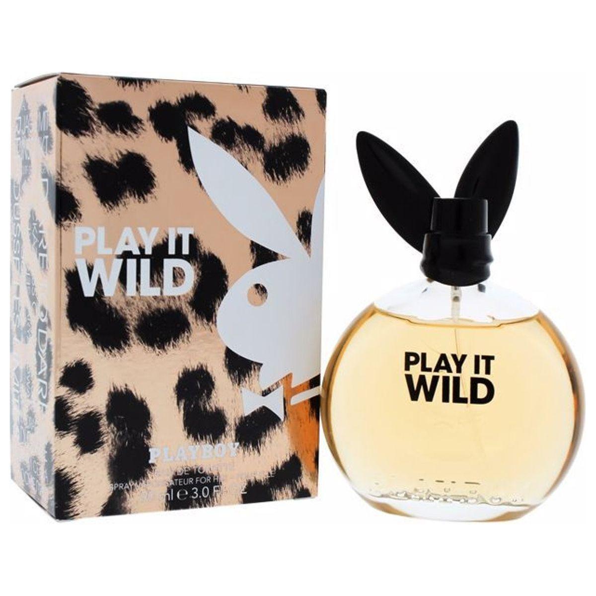 PLAY IT WILD by Playboy for women EDT 3.0 / 3 oz New in Box