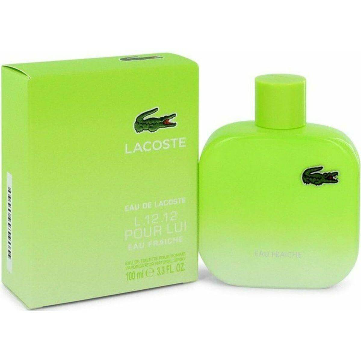 Lacoste Eau De L.12.12 Pour Lui Eau Fraiche Men EDT 3.3/3.4 oz New Box