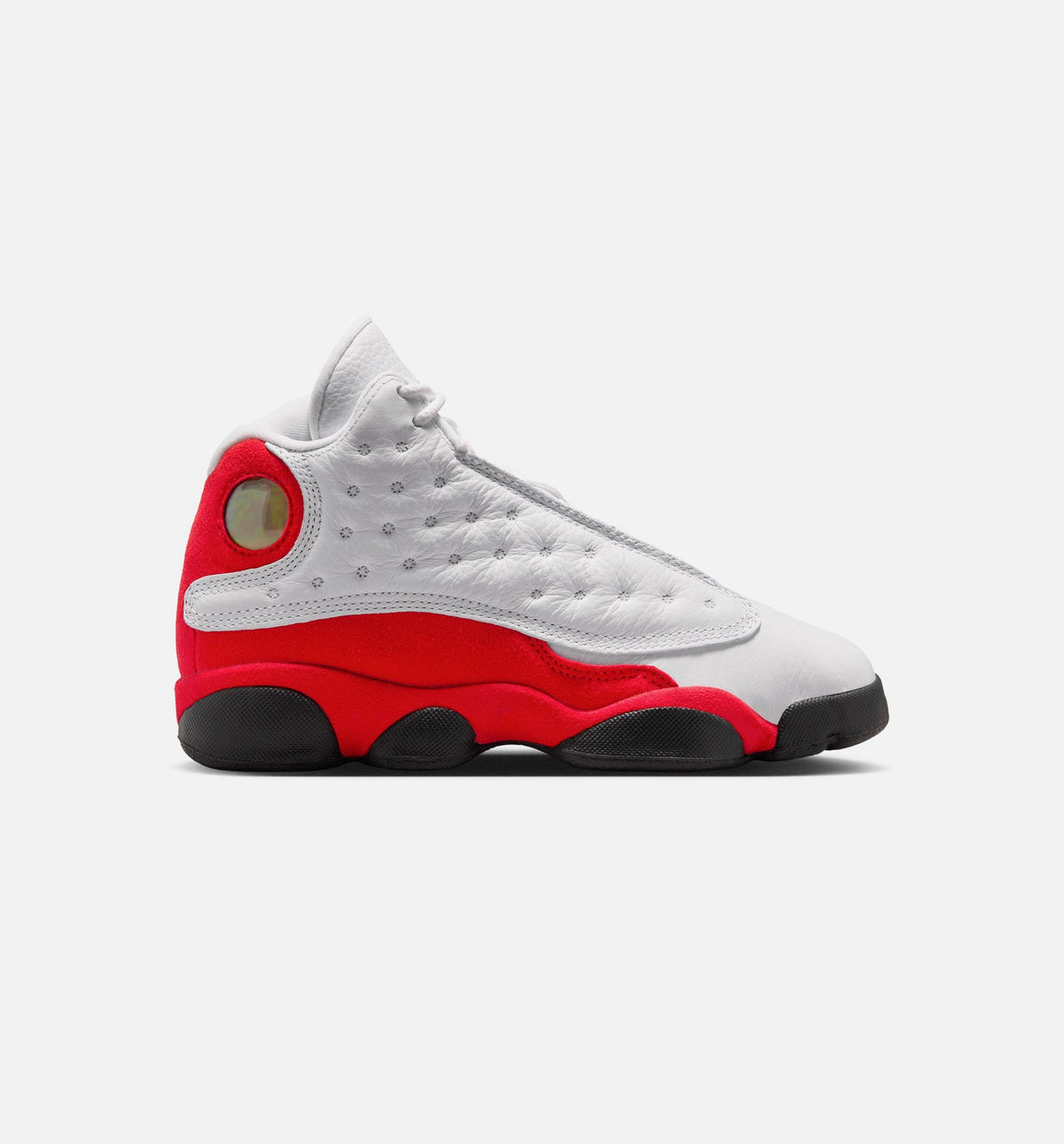 Air Jordan 13 Retro White And University Red Grade School Lifestyle Shoe - White/Black/True Red