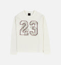 Jordan Thermal Mens Long Sleeve Shirt - Sail/Drak Team Red