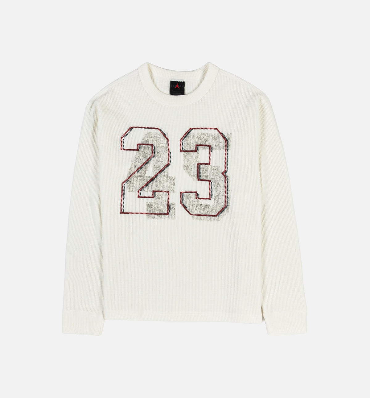 Jordan Thermal Mens Long Sleeve Shirt - Sail/Drak Team Red