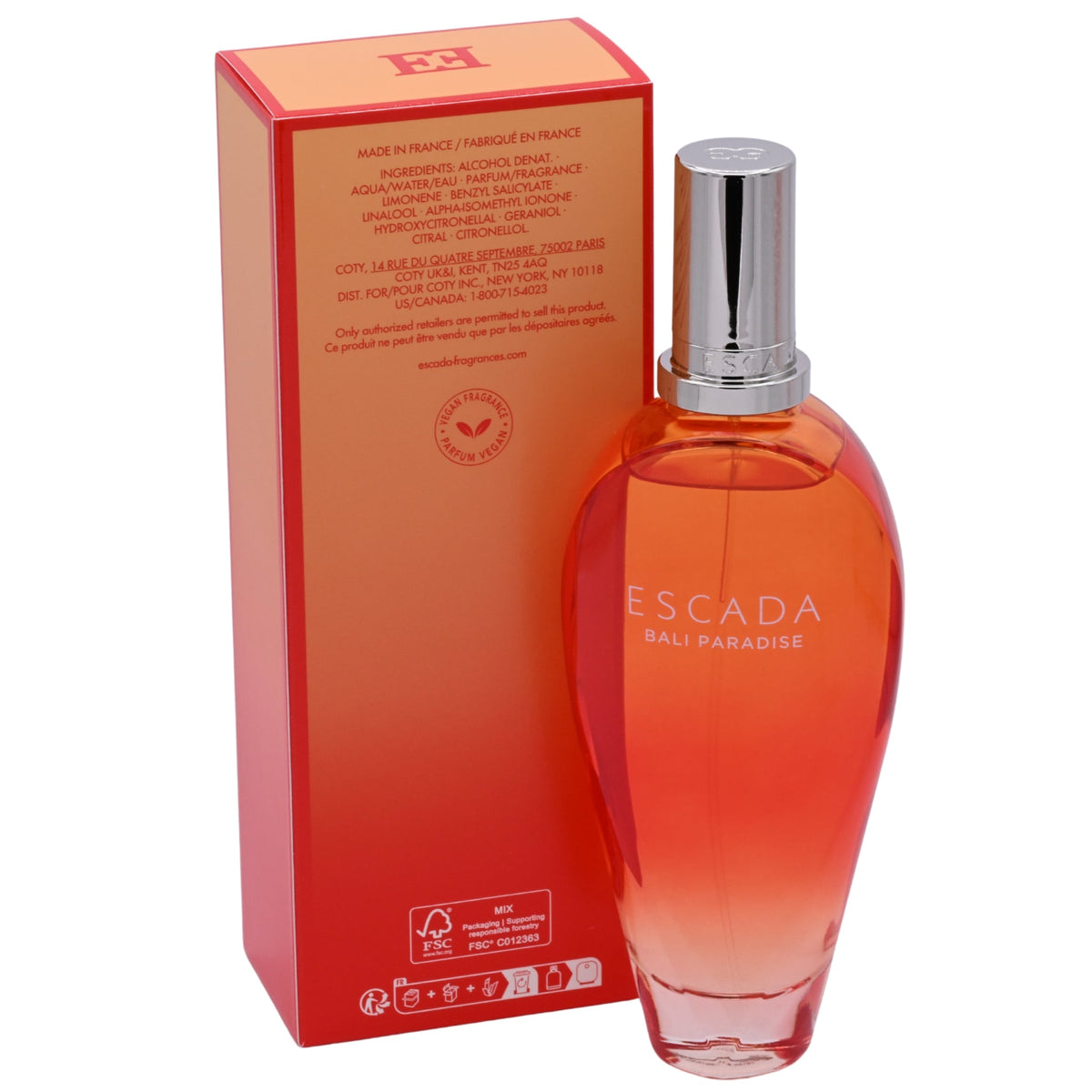 Escada Bali Paradise Eau de Toilette (EDT) Spray for Women 3.4 oz / 100 ml, by Escada