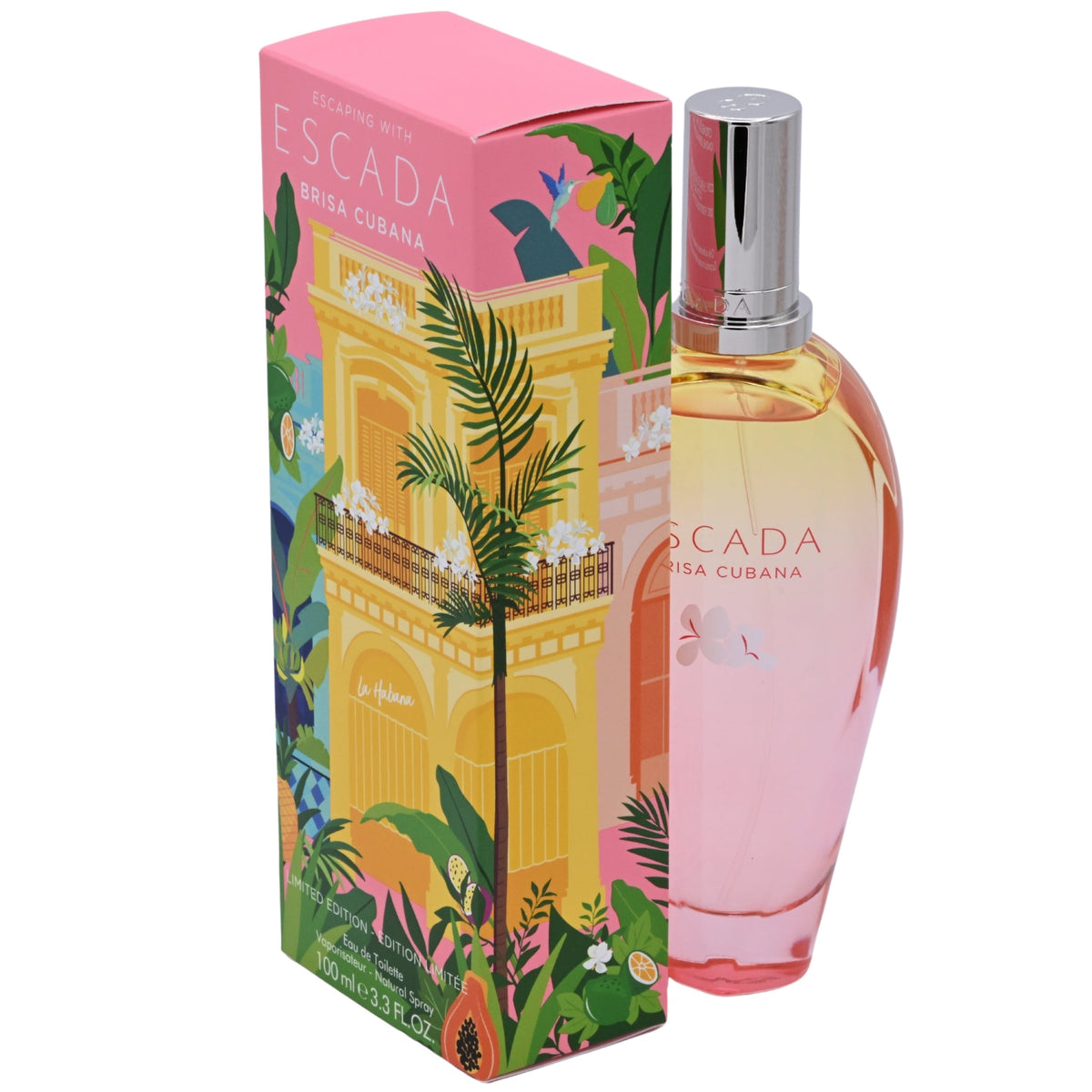 Escada Brisa Cubana Eau de Toilette Spray for Women 3.4 oz (100 ml) - Limited Edition
