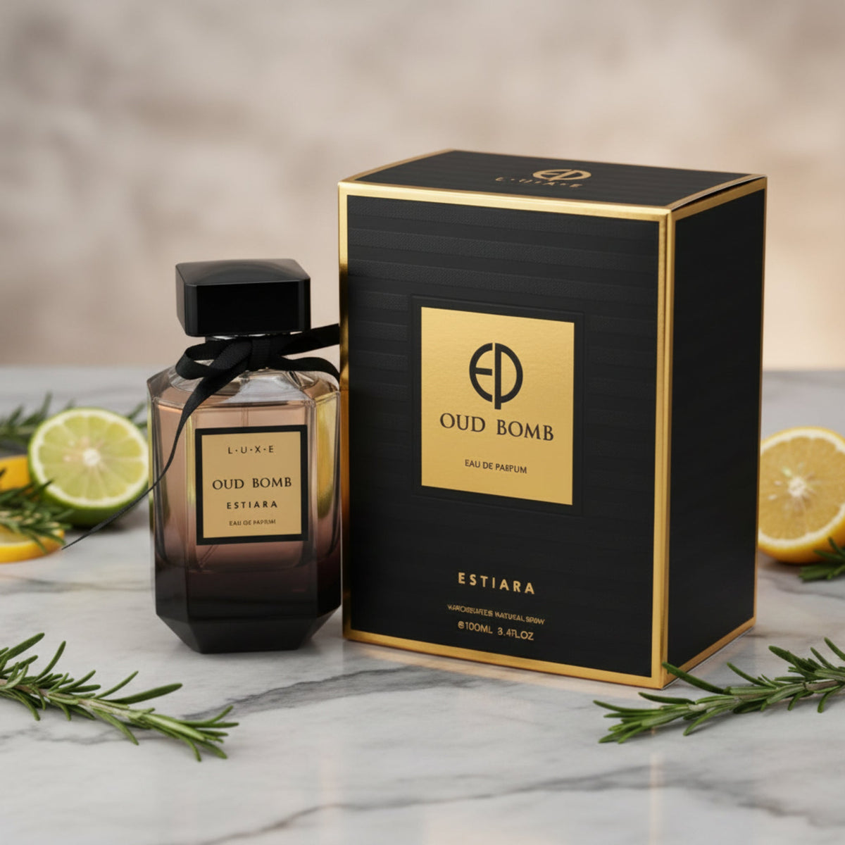 Estiara Luxe Oud Bomb Eau de Parfum Spray for Women 3.4 oz (100 ml)