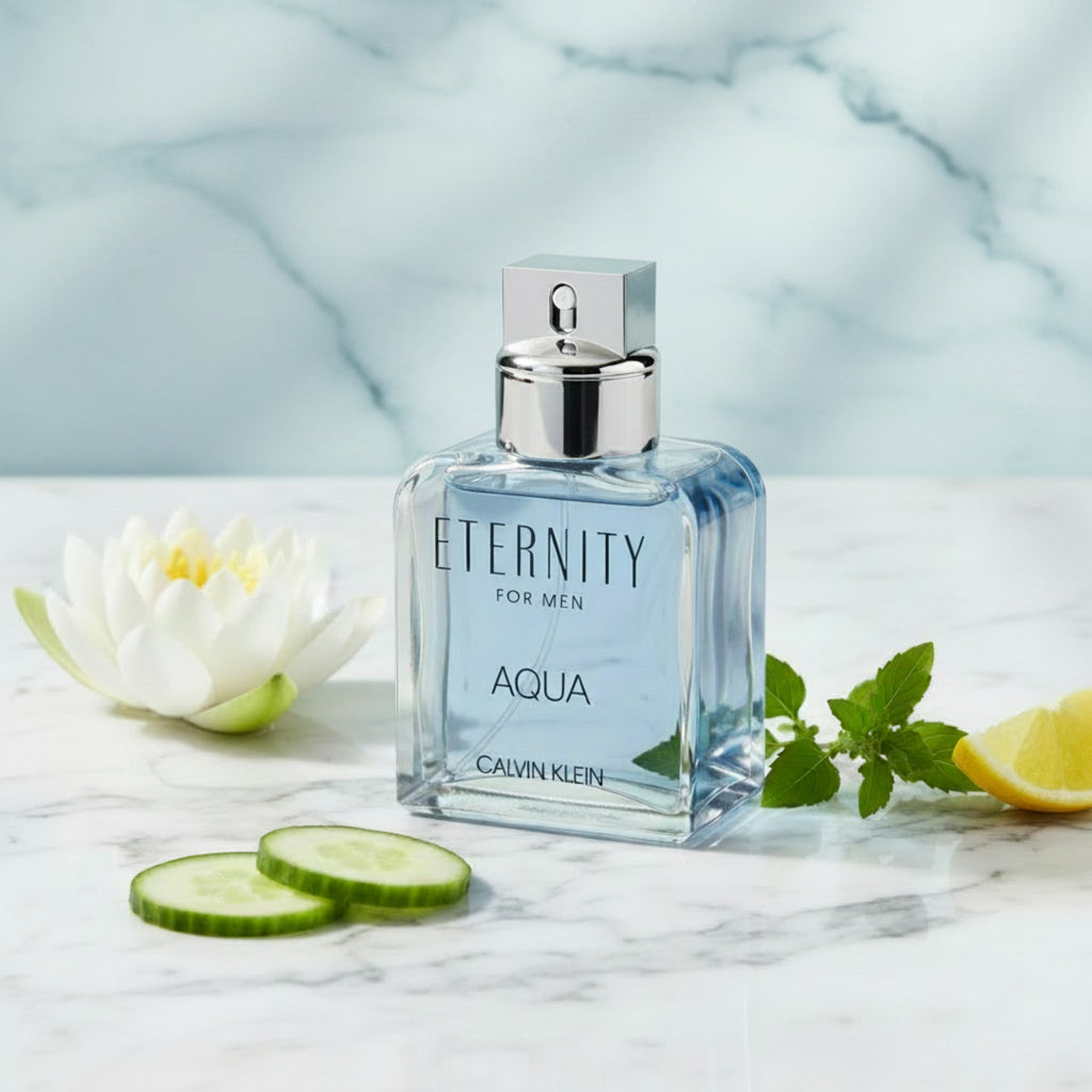 ETERNITY AQUA by Calvin Klein 3.3 / 3.4 oz EDT Cologne for Men New Tester