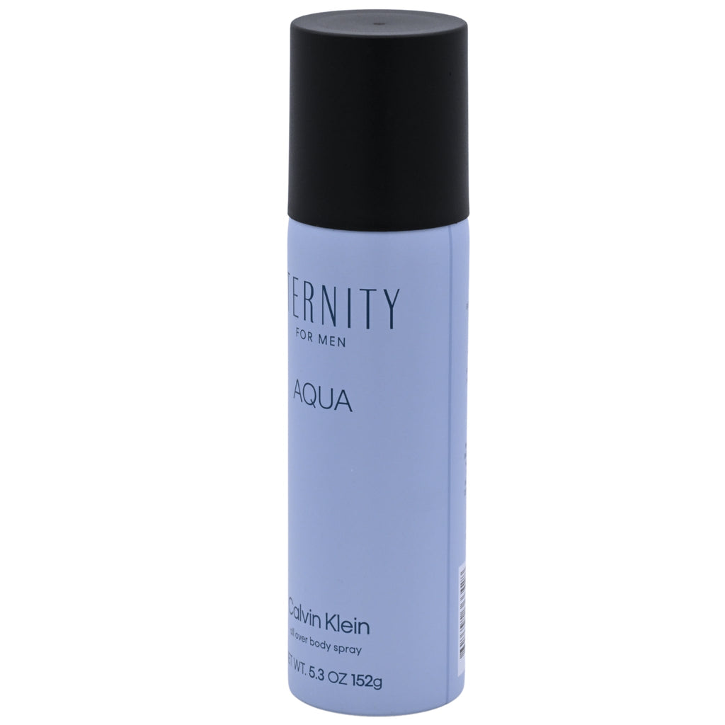 ETERNITY AQUA for Men all over body spray by CALVIN KLEIN 5.3 oz New