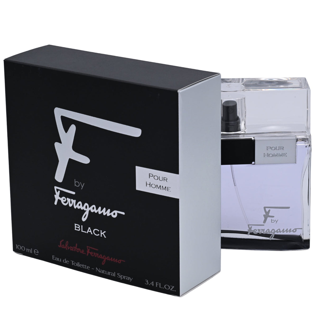 F Ferragamo BLACK Pour Homme Men Cologne 3.4 / 3.3 oz edt New in Box