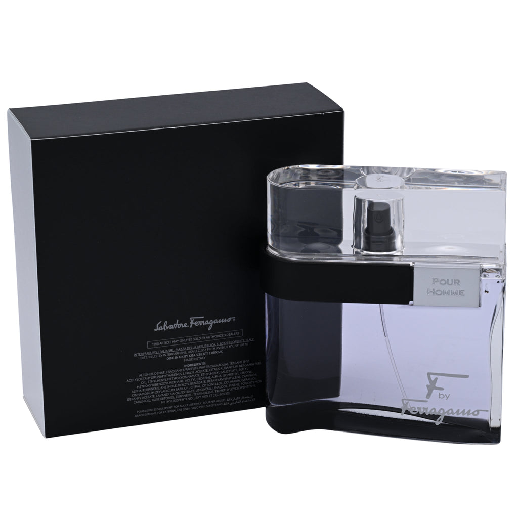 F Ferragamo BLACK Pour Homme Men Cologne 3.4 / 3.3 oz edt New in Box