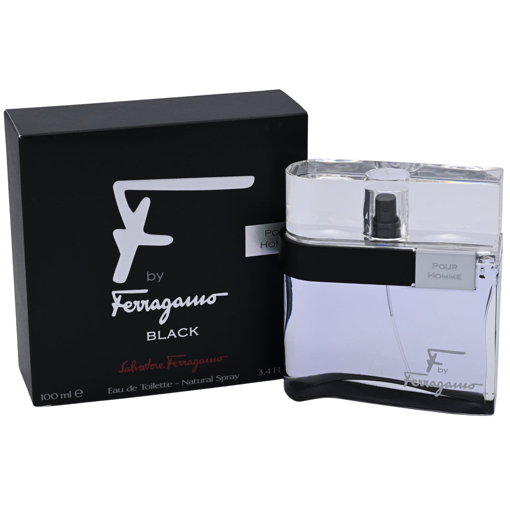 F Ferragamo BLACK Pour Homme Men Cologne 3.4 / 3.3 oz edt New in Box