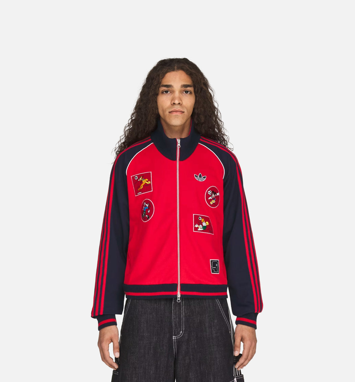 Originals x Brain Dead by Disney Track Mens Jacket - Better Scarlet