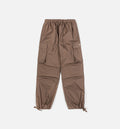 Mid Rise Oversized Street Cargo Womens Pant - Mink Brown/Sail