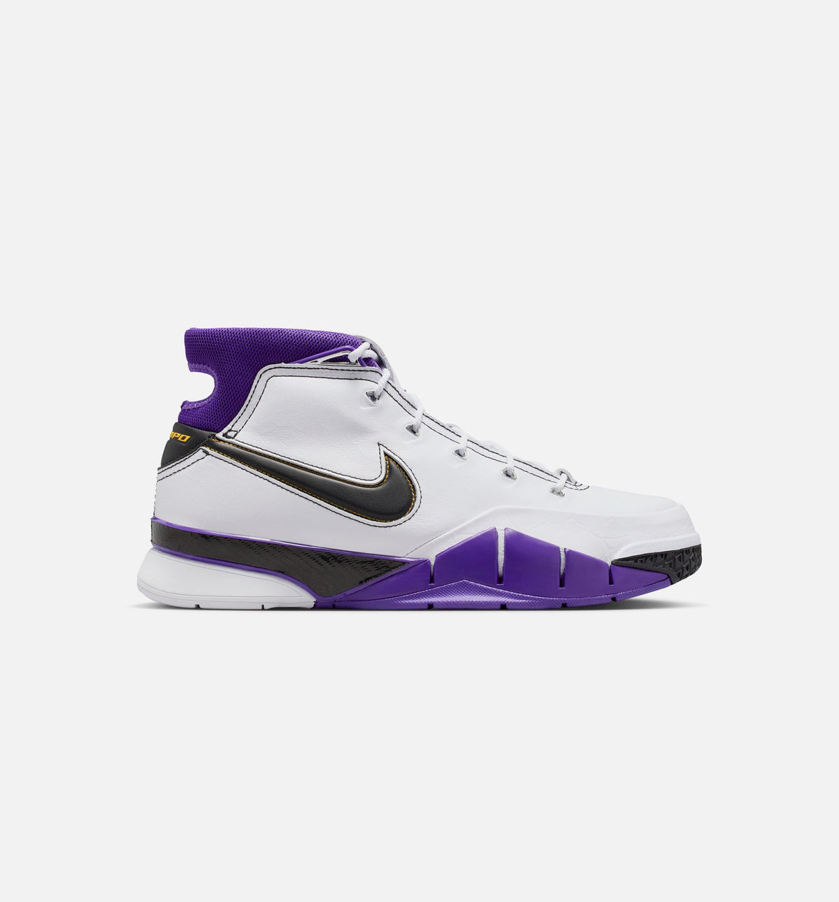 Kobe 1 Protro 81 Points Mens Basketball Shoe - White/Black/Court Purple