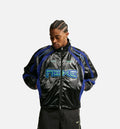 Project F.R.O.G Woven Flow Track Mens Jacket -  Black/Old Royal/Old Royal/Illusion Green