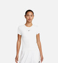 NSW Chill Knit Womens Short Sleeve Shirt - White/Black