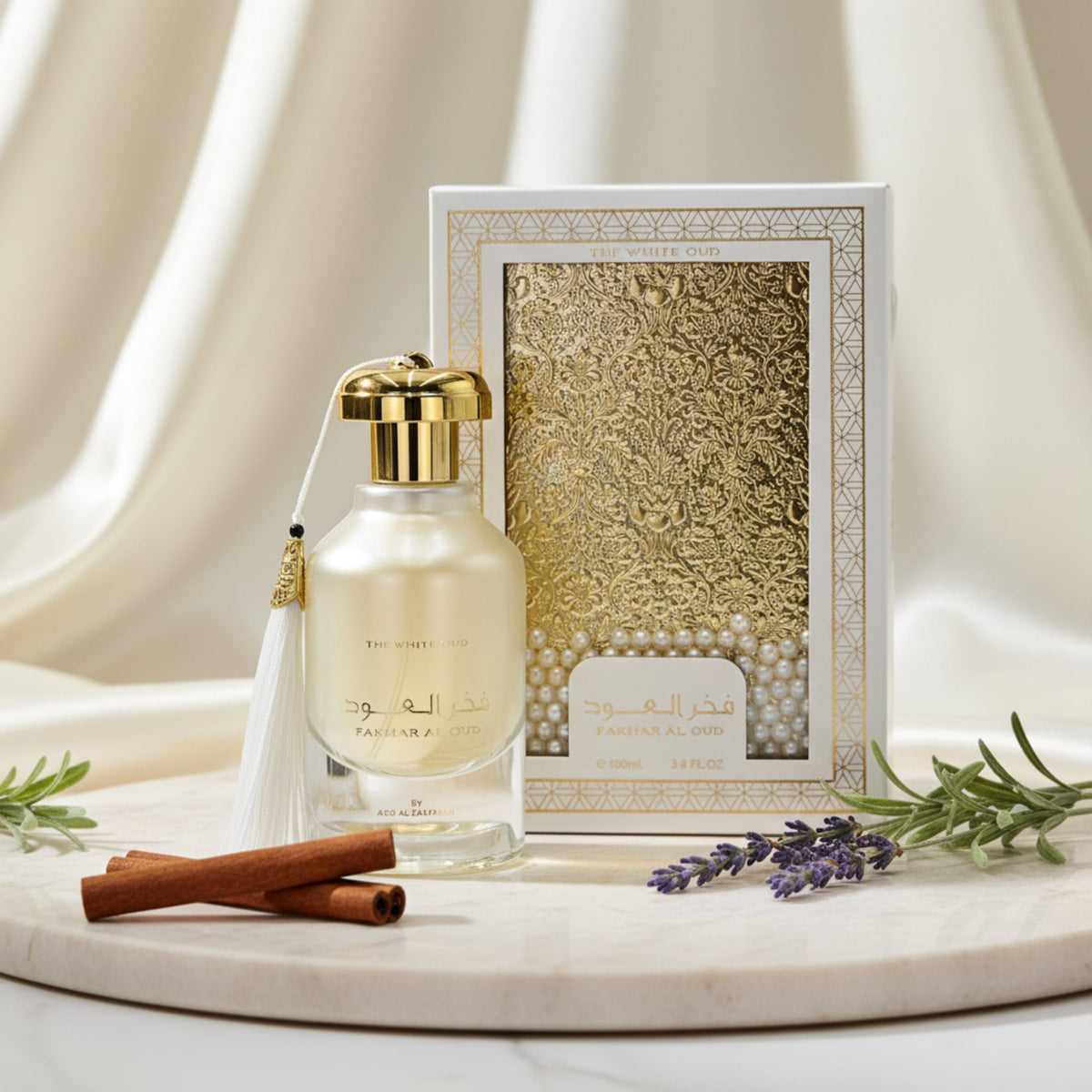 Fakhar Al Oud The White Oud by Ard Al Zaafaran unisex EDP 3.3 / 3.4 New in Box