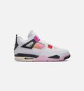 Air Jordan 4 Retro Comic Mens Lifestyle Shoe - Off White/Fire Pink/Anthracite Free Shipping