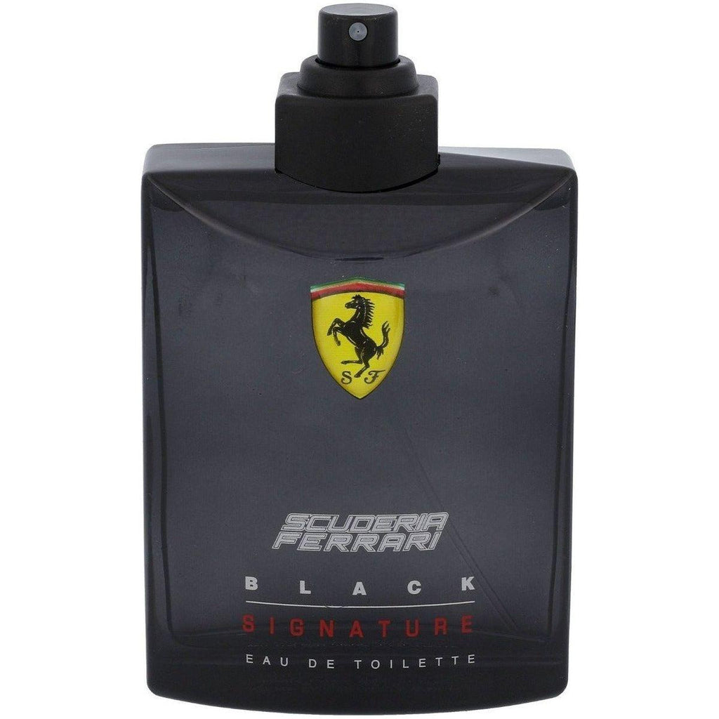 Ferrari Scuderia Black Signature Men EDT 4.2 oz Tester