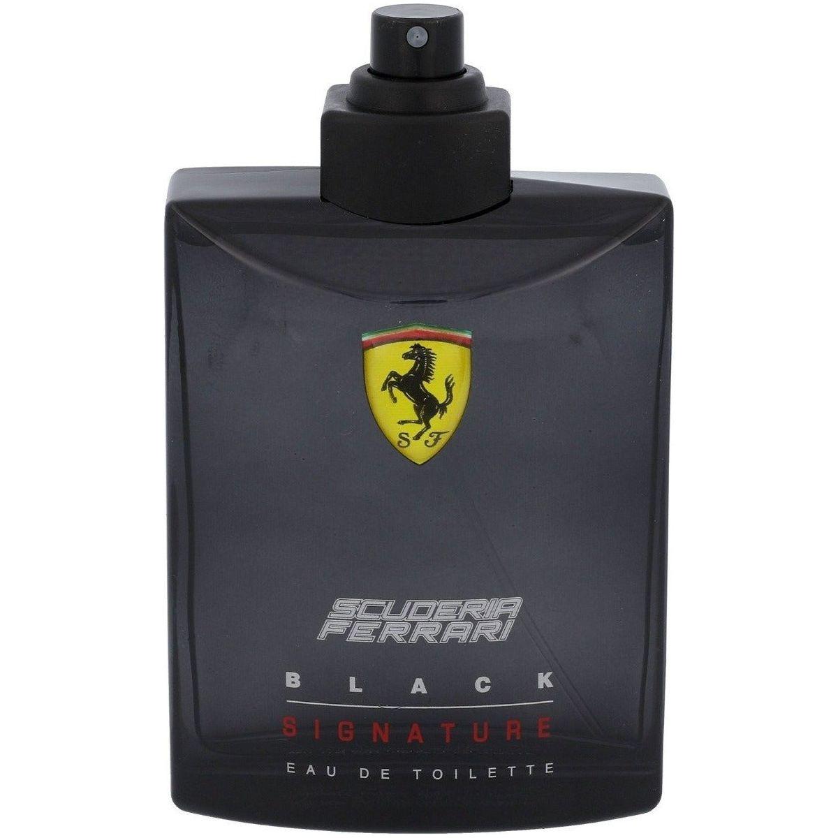Ferrari Scuderia Black Signature Men EDT 4.2 oz Tester