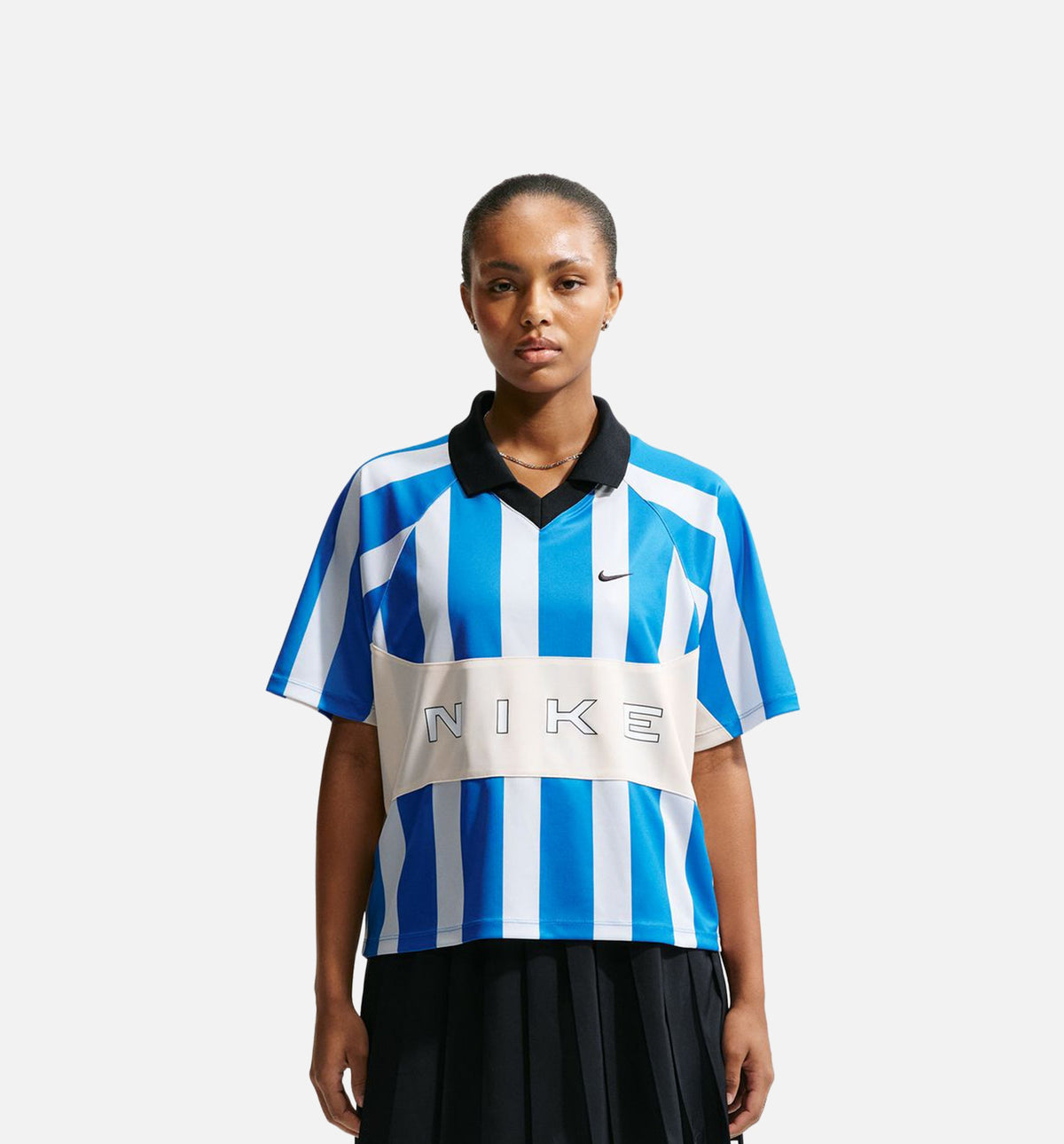 Sportswear Oversized Womens Jersey - Light Photo Blue/Chalk/Black
