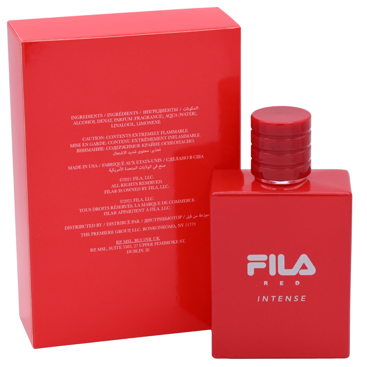Fila Red Intense by Fila Eau de Parfum Spray for Men 3.4 oz (New in Retail Box)