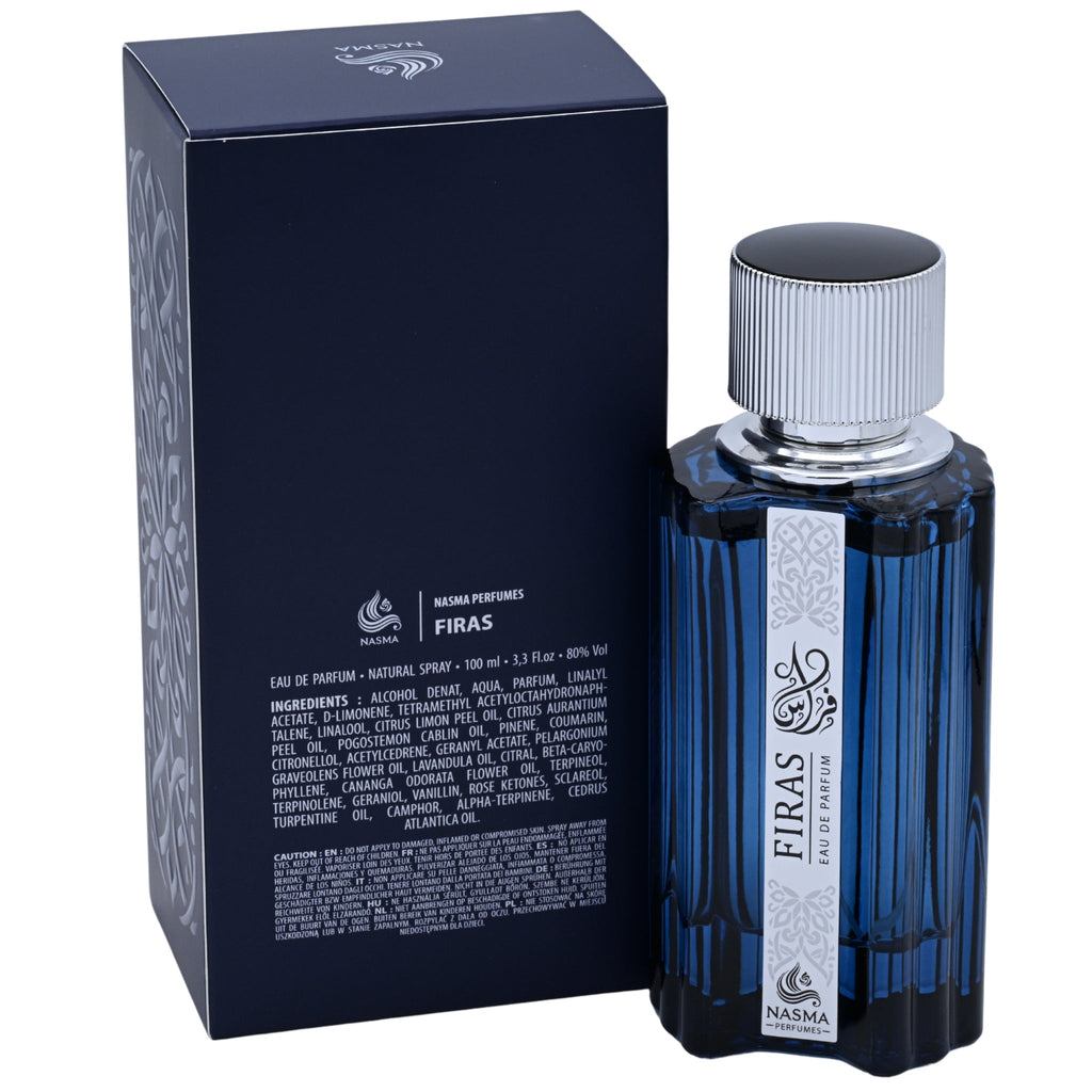 Firas by Nasma cologne for men EDP 3.4 oz New in Box