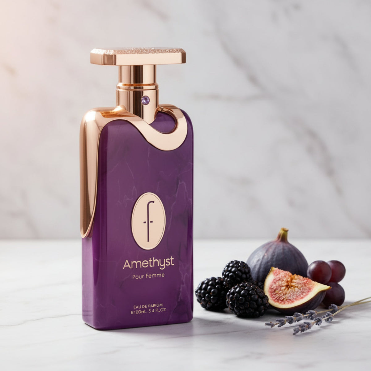 Flavia Amethyst Pour Femme Eau de Parfum (EDP) Spray for Women, 3.4 oz (100 ml) - New Retail Box