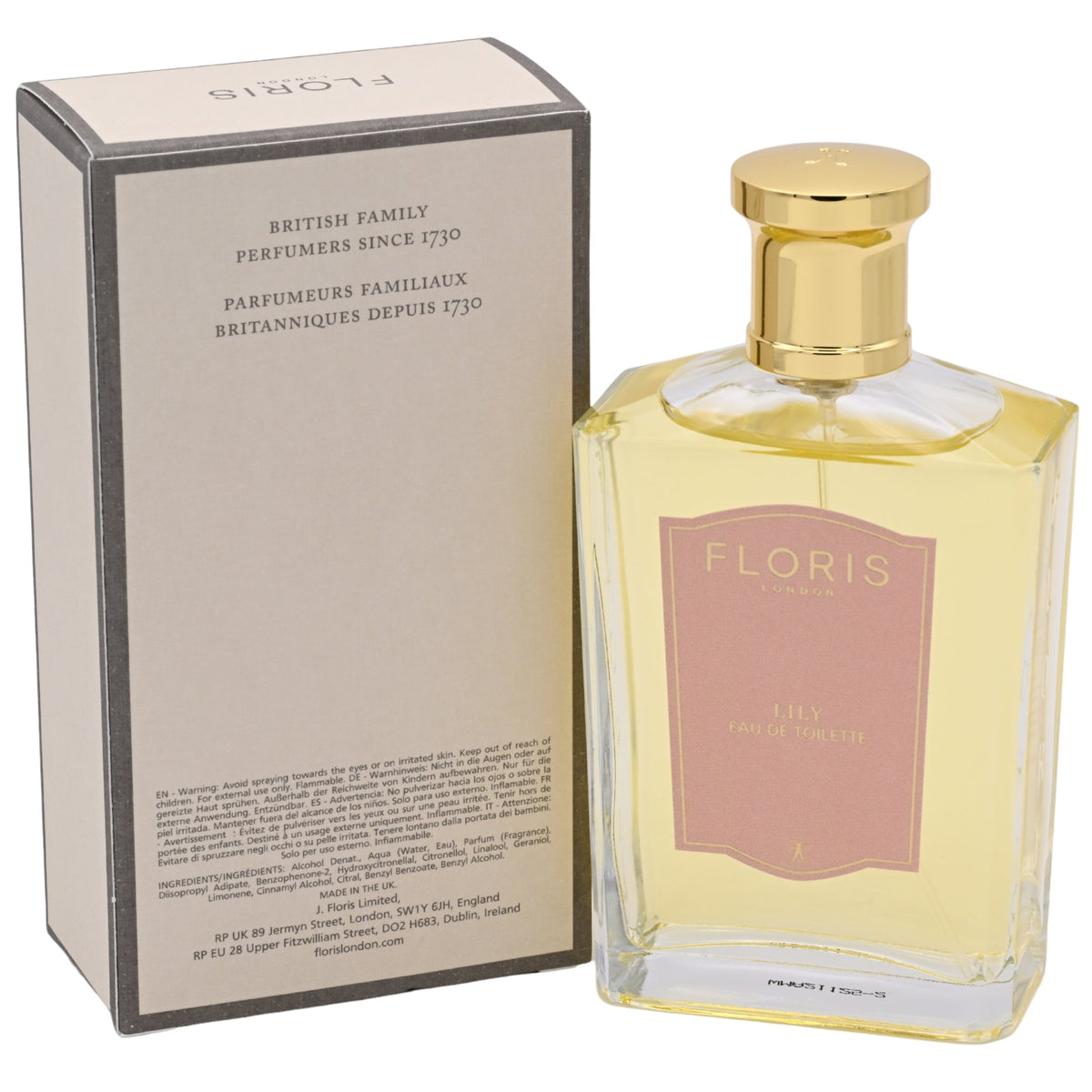 Floris Lily Eau de Toilette (EDT) Spray for Women 3.38 oz (100 ml) New Retail Box