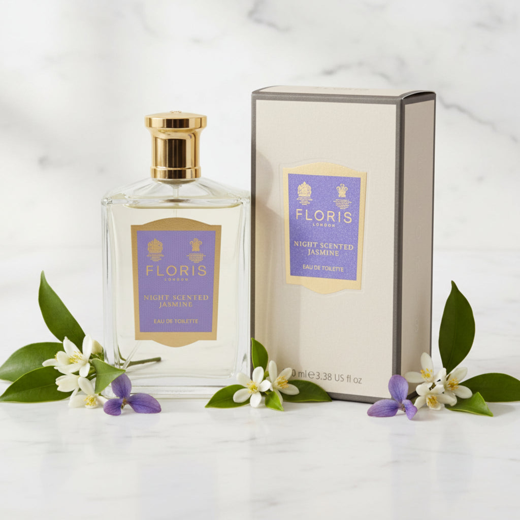 Floris Night Scented Jasmine Eau de Toilette Spray for Women 3.38 oz
