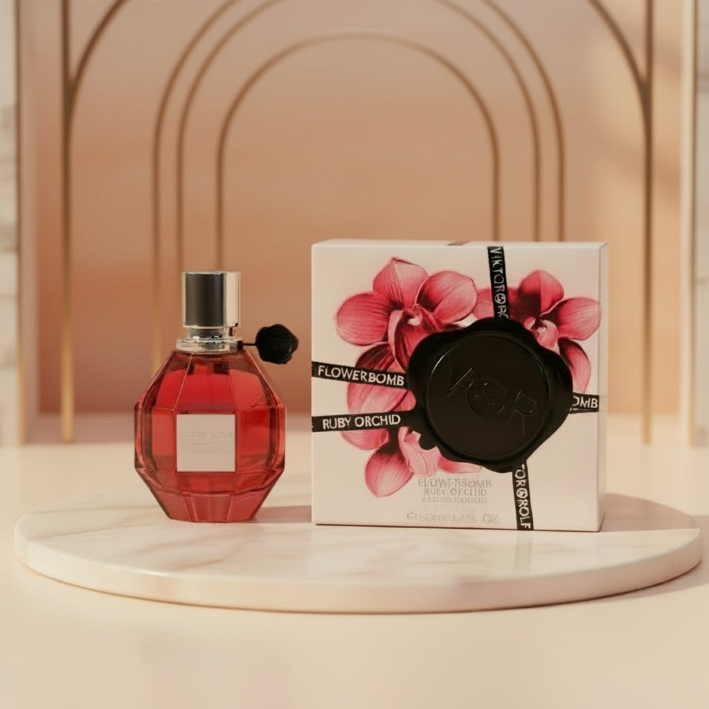 Flowerbomb Ruby Orchid by Viktor & Rolf for her EDP 1.7 oz New in Box