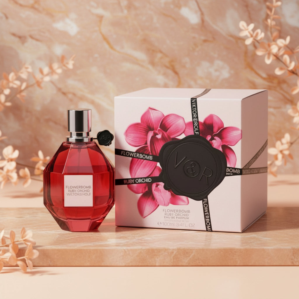Flowerbomb Ruby Orchid by Viktor & Rolf for her EDP 3.3 /3.4 oz New in Box