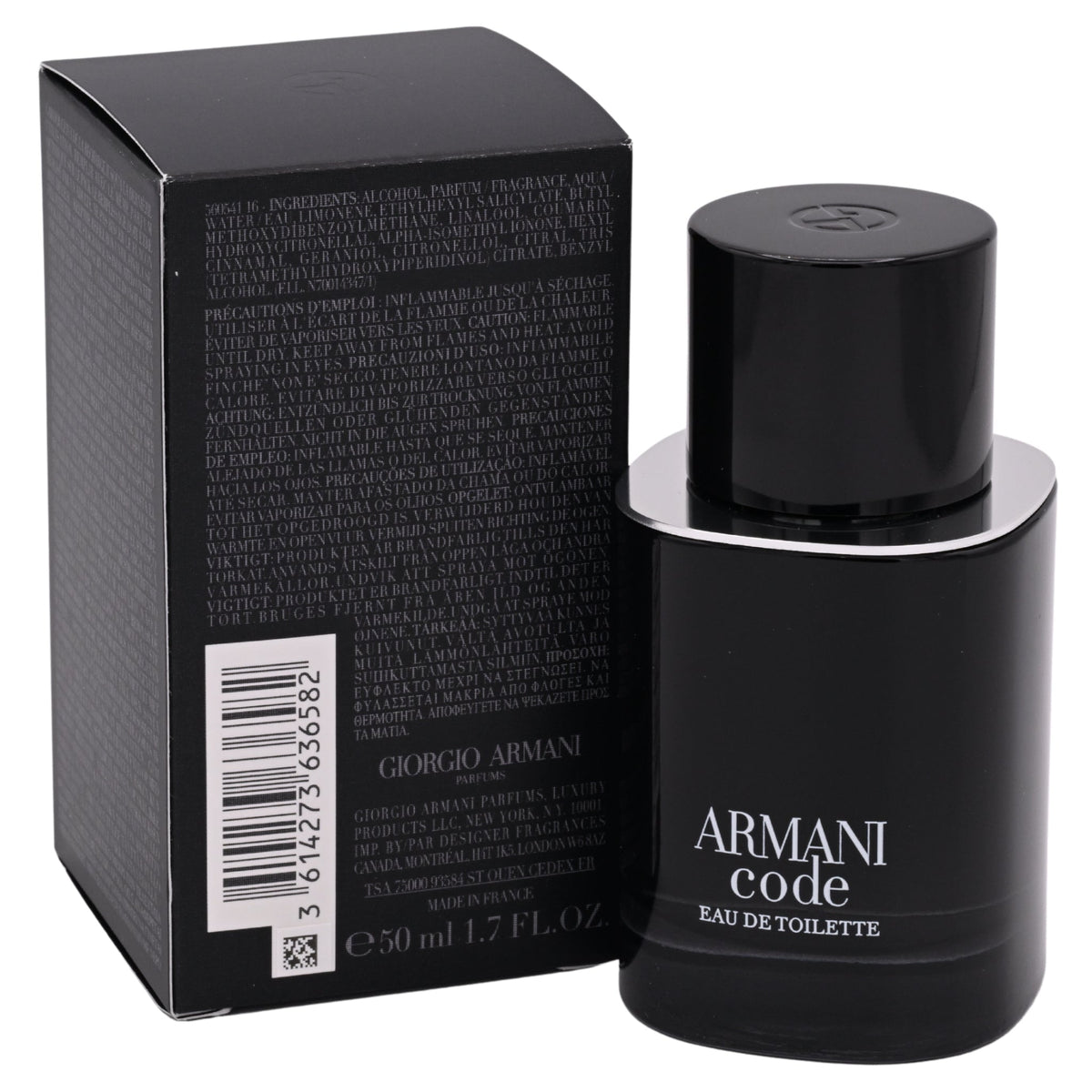 Giorgio Armani Armani Code Eau de Toilette (EDT) Spray for Men 1.7 fl oz (50 ml) - Refillable