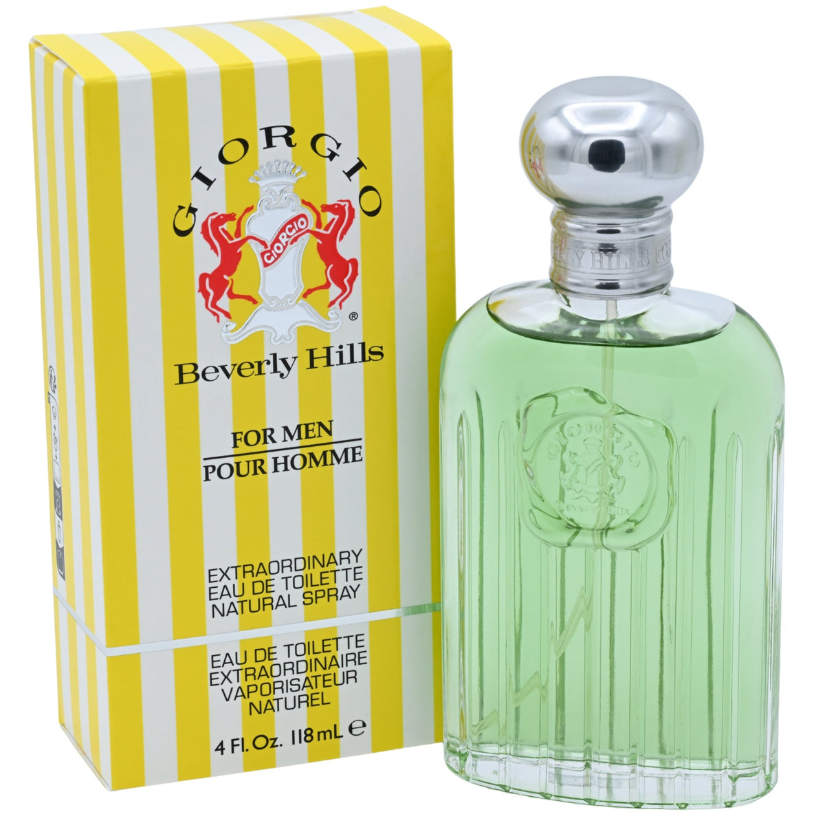 GIORGIO BEVERLY HILLS Pour Homme Cologne 4.0 oz New in Box