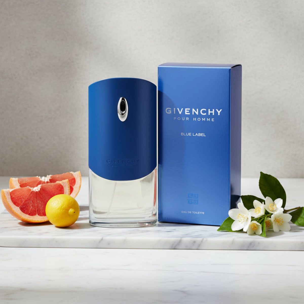 Givenchy Pour Homme BLUE LABEL 3.4 oz / 3.3 oz Spray edt Men New in Box