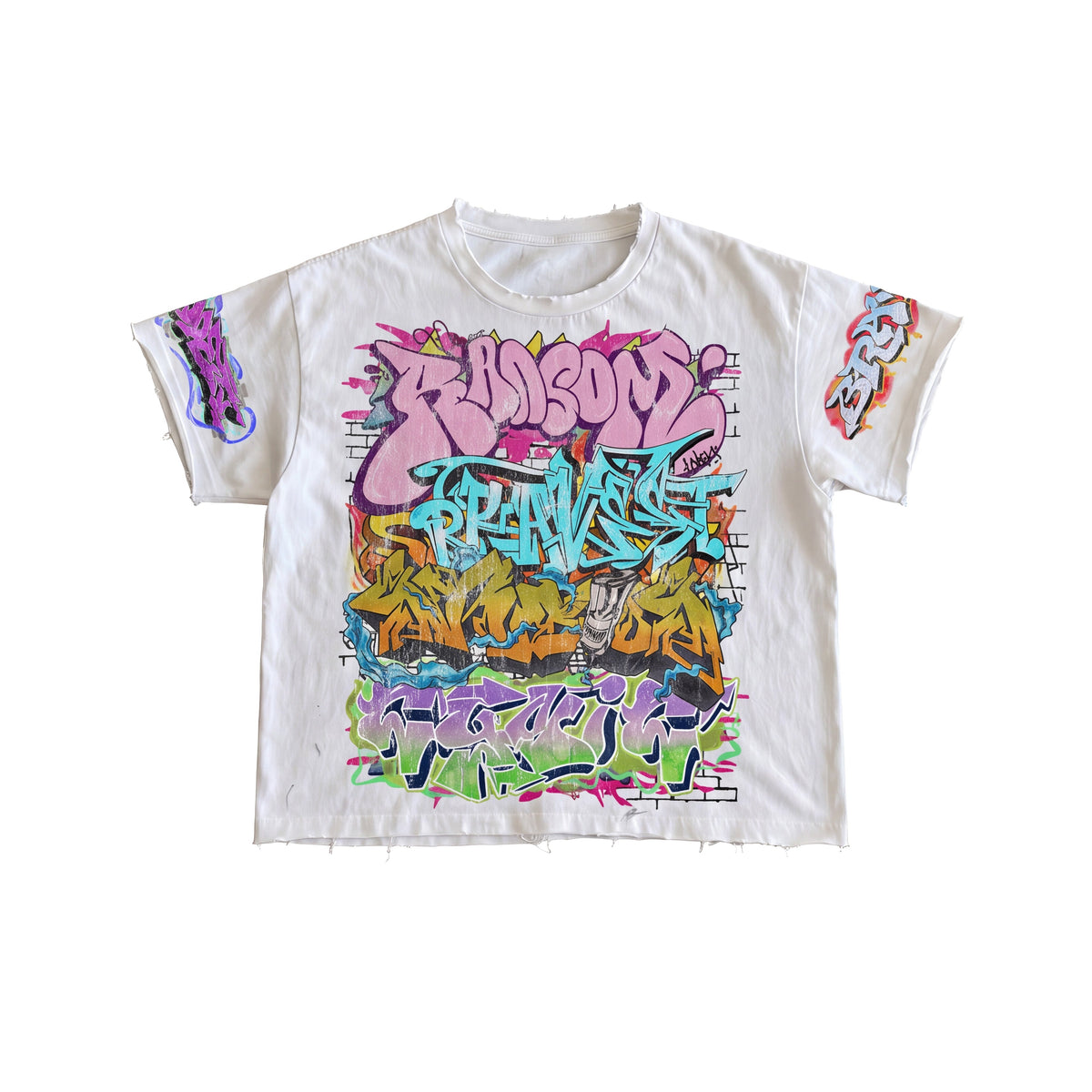 White Graf Short Sleeve Tee