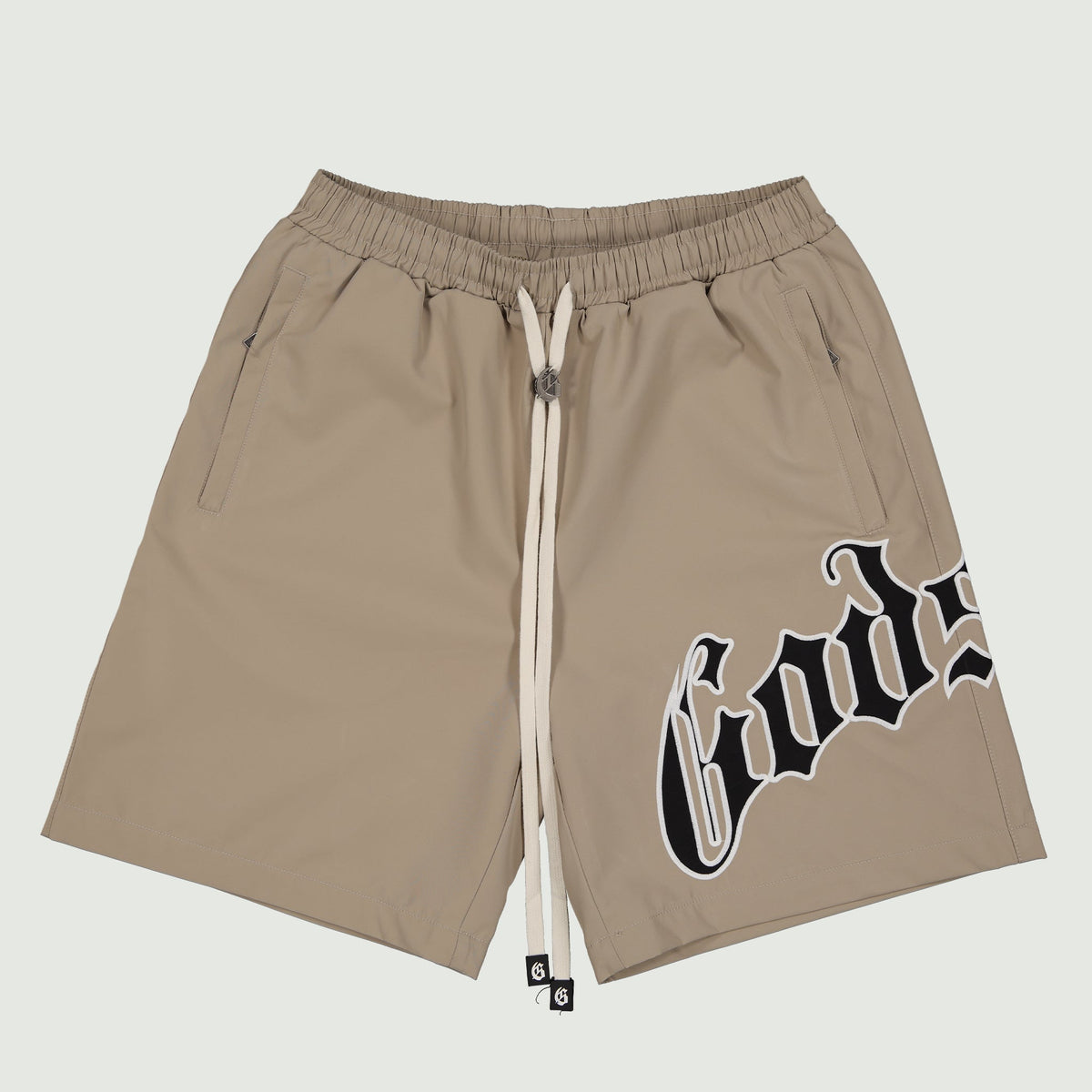 OG Logo Nylon Shorts (Sand)