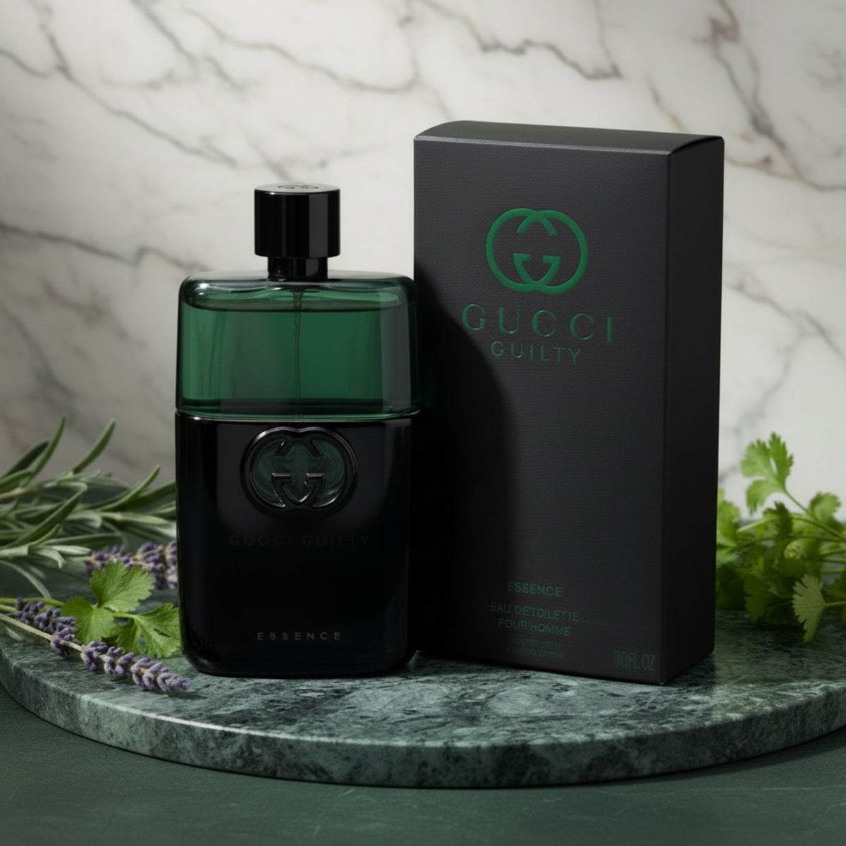 Gucci Guilty Essence Pour Homme by Gucci Eau de Toilette Spray for Men 3.0 fl oz (90 ml)