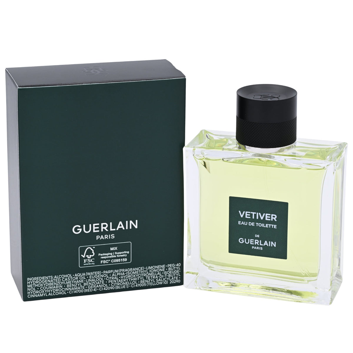Guerlain Vetiver for Men 3.3 / 3.4 oz 100ml EDT New in Box Sealed
