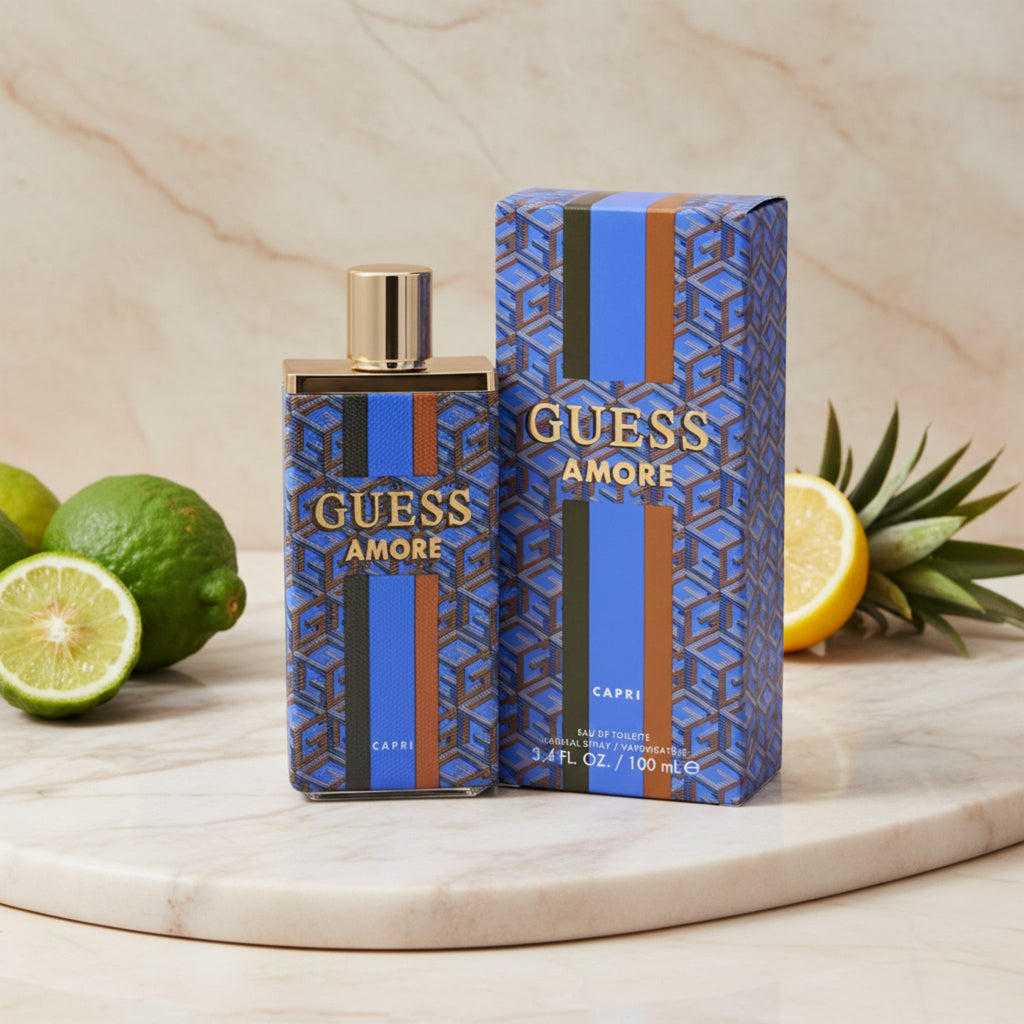 Guess Amore Capri Eau de Toilette (EDT) Unisex Spray 3.4 oz New in Retail Box