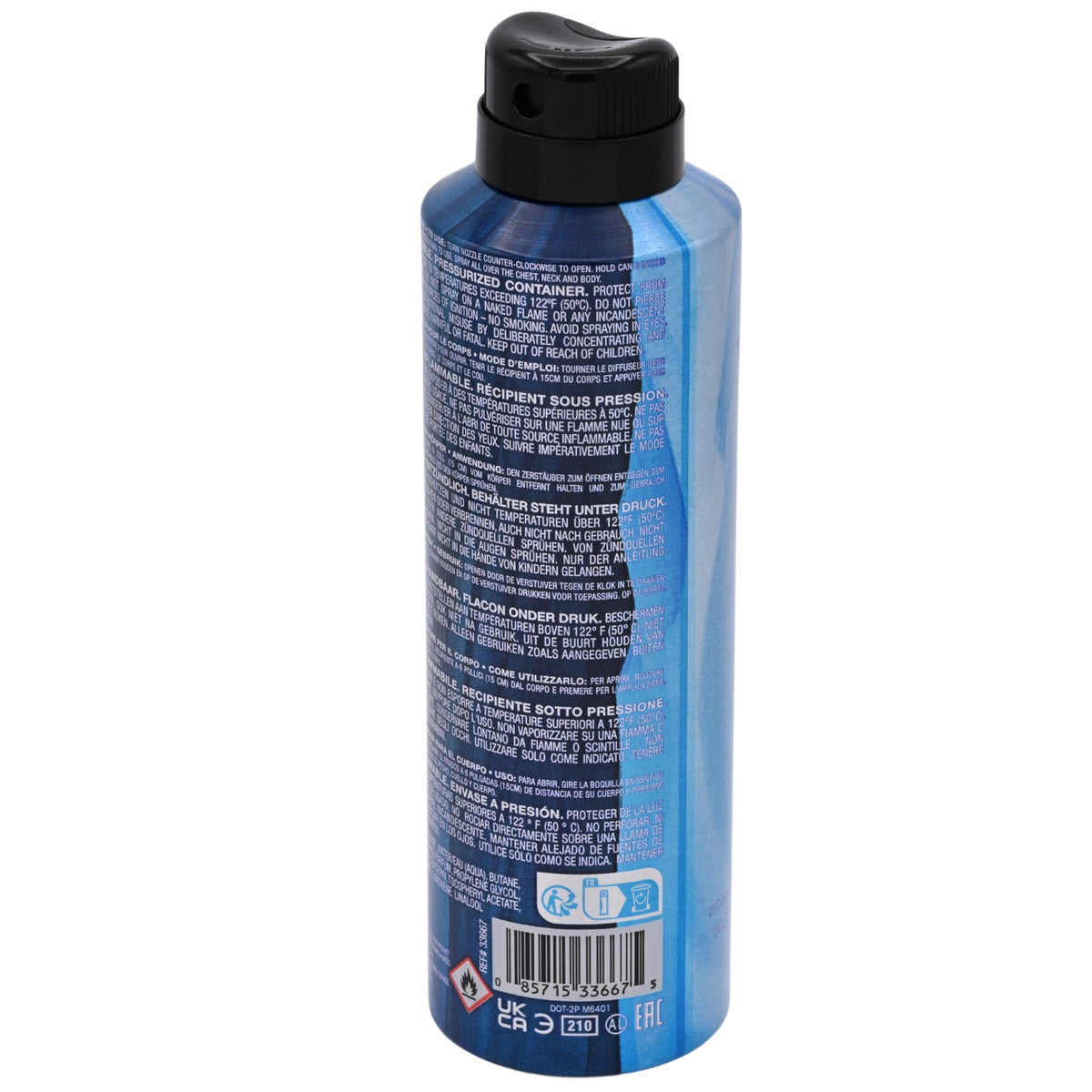Guess Elements Blue Frost Deodorizing Body Spray for Men 6.0 oz