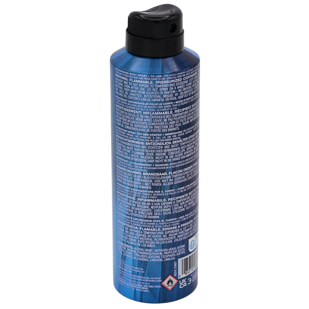 Guess Elements Blue Frost Deodorizing Body Spray for Men 6.0 oz