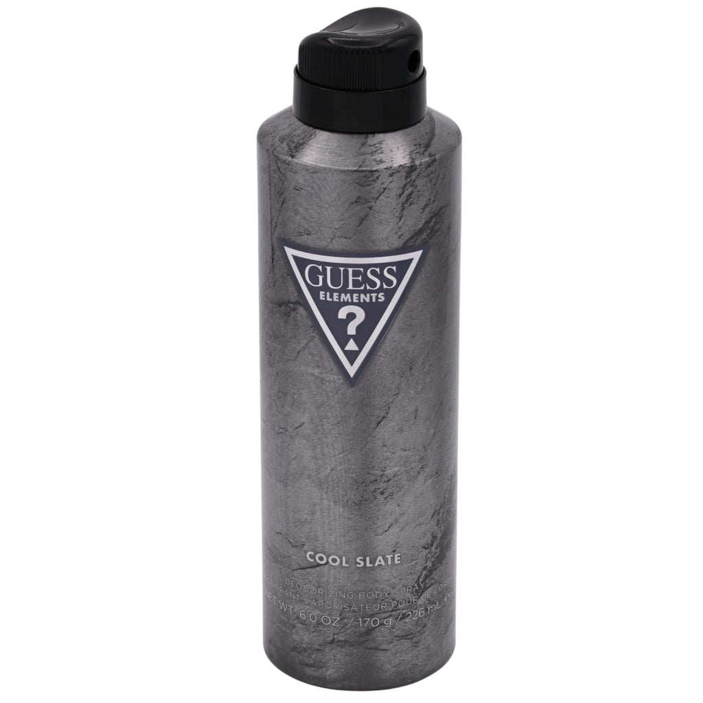 Guess Elements Cool Slate Deodorizing Body Spray for Men, 6 oz